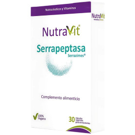 Serrapeptase Serrazime 30 Cápsulas Nutravit