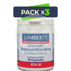Astaxantina com vitamina E 30 cápsulas Lamberts