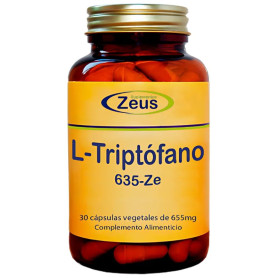 L-Triptofano 635-Ze 30 Cápsulas Vegetais Zeus