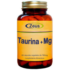 Taurina + Mg 60 Cápsulas Vegetais Zeus