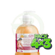 Pack 4x3 Ginex Jabón Íntimo Líquido 300Ml Dietmed