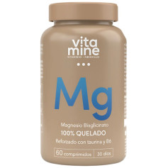 Bisglicinato de Magnésio 1200mg 60 Comprimidos Herbora