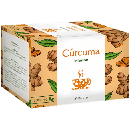 Infusão de Cúrcuma 20 Sachês Dietmed