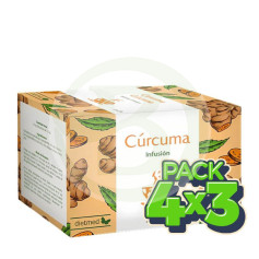 Pack 4x3 Infusión Cúrcuma 20 Bolsitas Dietmed