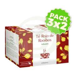 Pack 3x2 Infusión Té Rojo De Rooibos 20 Bolsitas Dietmed