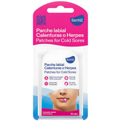 Senti2 Adesivo Labial para Herpes Labial ou Herpes 16 Unidades Plameca