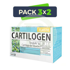 Pack 3x2 Cartilogen Elastic 20 Ampolas Dietmed