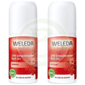 Desodorante Roll-On Duplo Romã 50% Weleda