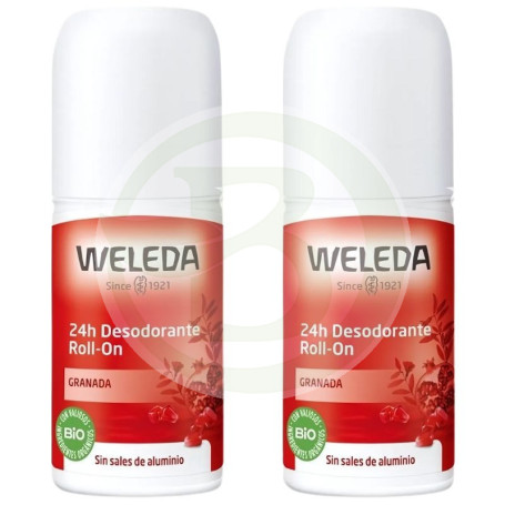 Desodorante Roll-On Duplo Romã 50% Weleda