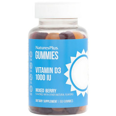 Gomas Vitamina D3 1000 UI 60 Gomas Natures Plus