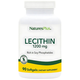 Lecitina de Soja 1200mg 90 Pérolas Natures Plus