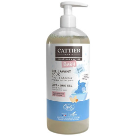 Gel de Banho Cattier Baby para Cabelo e Corpo 500ml