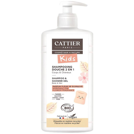 Shampoo e Gel de Banho Cattier Marshmallow 500ml