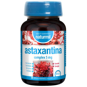 Complexo de Astaxantina 30 Cápsulas Vegetais Naturmil