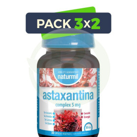 Pack 3x2 Astaxantina Complex 30 Cápsulas Vegetales Naturmil