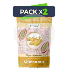 Pacote com 2x Cúrcuma Orgânica 150Gr. Drasanvi