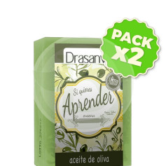 Pacote com 2 sabonetes de azeite de oliva 100g. Drasanvi