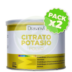 Pacote com 2 Pós Minerais de Citrato de Potássio 350g Drasanvi