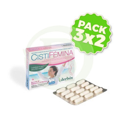 Embalagem 3x2 Cistifémina 30 Cápsulas Derbos