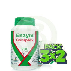 Pack 3x2 Complexo Enzimático 200 Cápsulas Tegor