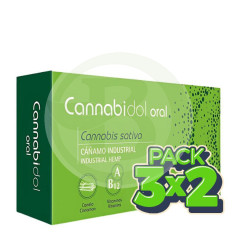 Pacote 3x2 Cápsulas de Canabidol Oral 60 Tegor