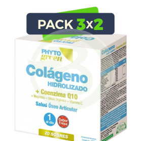Pack 3x2 Colageno + Coenzima Q10 20 Sobres Ynsadiet