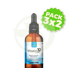 Pacote 3x2 Virusin 19 Forte Gotas 50ml Tegor