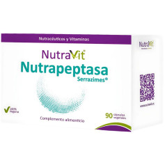 Nutrapeptase Serrazima 90 Cápsulas Nutravit