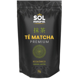 Matcha em pó premium Japão Bio 70g Sol Natural