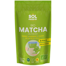 Matcha em pó orgânico 70g Sol Natural
