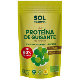 Proteína de Ervilha Orgânica 250G Sol Natural