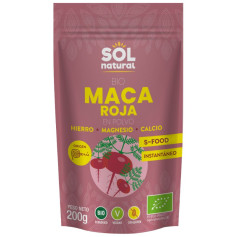 Maca Vermelha Orgânica em Pó 200g Sol Natural