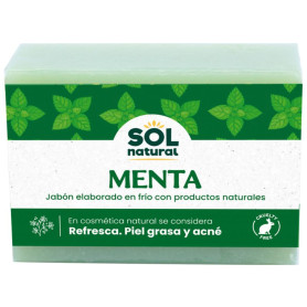 Sabonete de menta preparado a frio Sol Natural 100g