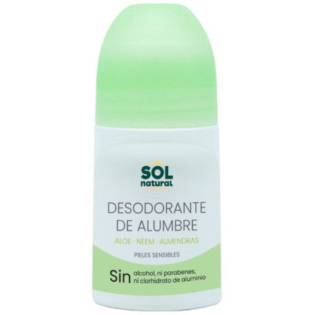 Desodorante Líquido Sol Natural Alum Aloe e Neem 75ml
