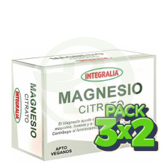 Pacote 3x2 Citrato de Magnésio 60 Cápsulas Integralia