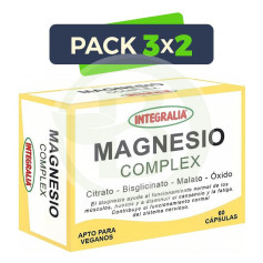 Pacote 3x2 Complexo de Magnésio 60 Cápsulas Integralia