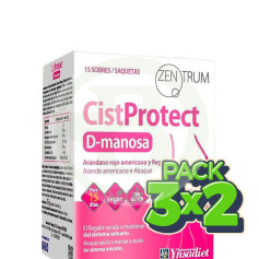 Pacote 3x2 Cistprotect D-Manose 15 Sachês Ynsadiet