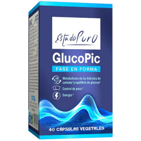 Glucopic 40 Cápsulas Vegetais Pure State-Tongil
