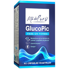 Glucopic 40 Cápsulas Vegetais Pure State-Tongil