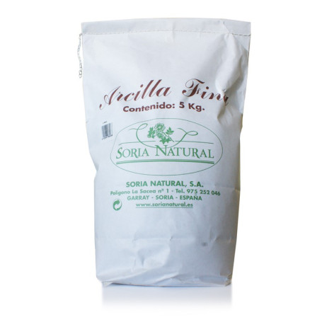 Argila Fina 5Kg. Soria Natural