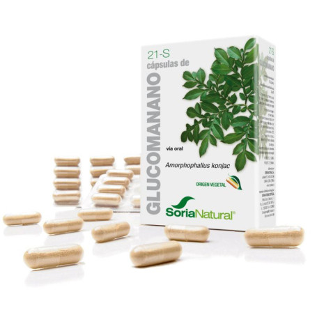 Cápsulas 21-S Glucomanano Soria Natural