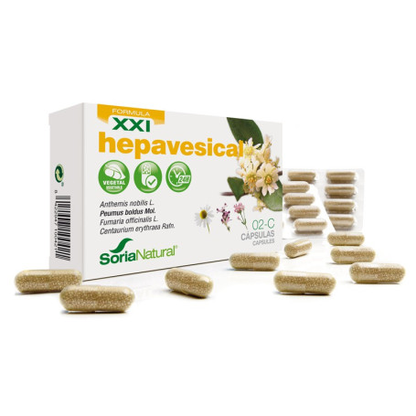 Fórmula Hepavesical XXI 30 Cápsulas Soria Natural
