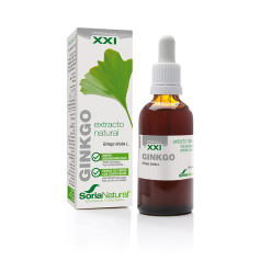 Fórmula do Extrato de Ginkgo Biloba XXI 50Ml. Soria Natural