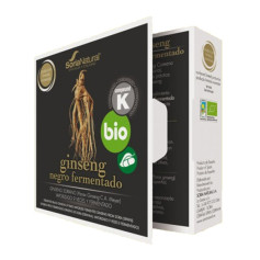Fermentado Ginseng Preto 24 Cápsulas Soria Natural