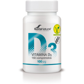 Vitamina D3 250 Mgrs. X 150 Liberação Sustentada Soria Natural