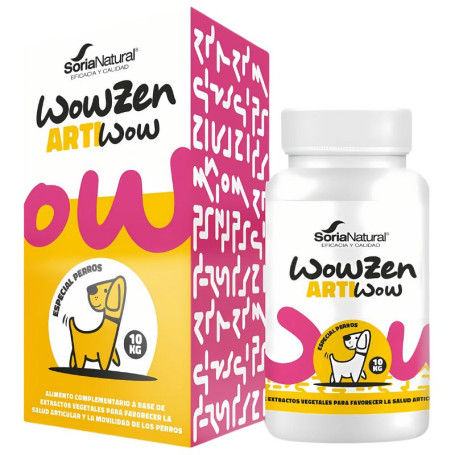 Artiwow Cães 10Kg 60 Comprimidos Soria Natural