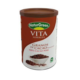 Vita Superlife Cocoa Bean picado 200Gr. Naturgreen