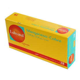 Labcatal 12 Manganês-Copper 28 Ampolas