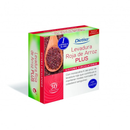 Arroz de fermento vermelho mais 30 cápsulas de dietisa