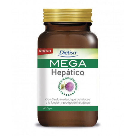 Mega Hepático 60 Cápsulas Dietisa